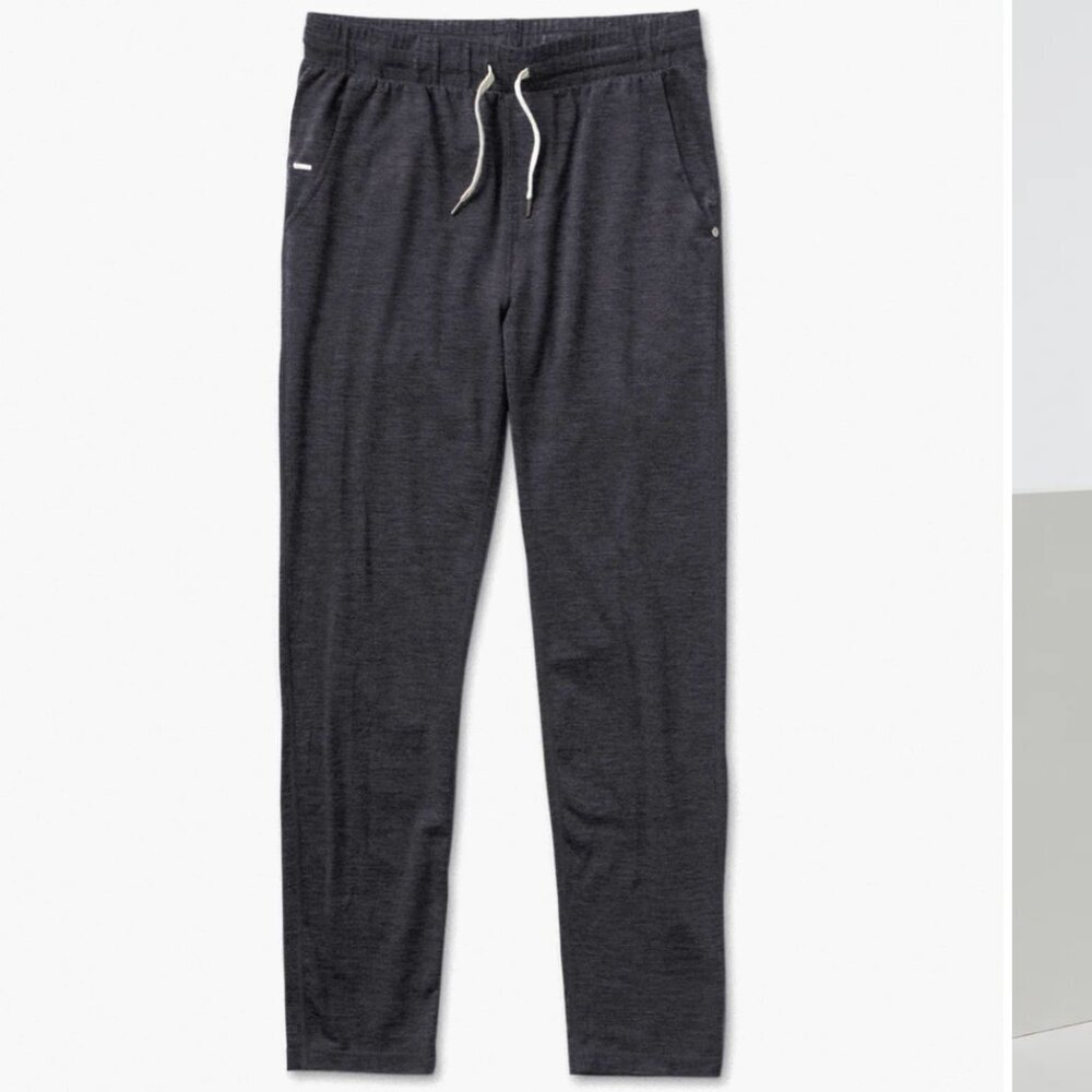 Vuori Ponto Performance Pant in Charcoal Heather